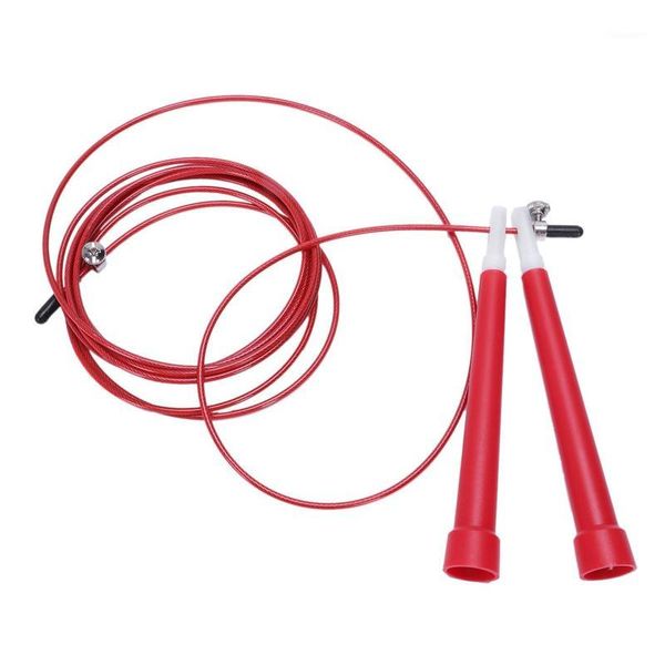 

jump ropes steel wire skipping skip adjustable rope cross fit fitness equim pment exercise workout 3 meters-black1
