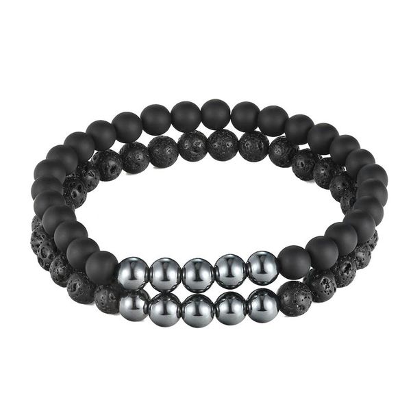 

livvy brand fashionable black pearl bracelet hematite stone of natural person 6mm beaded bracelet jewelry stone bracelet as216 sqcfcx