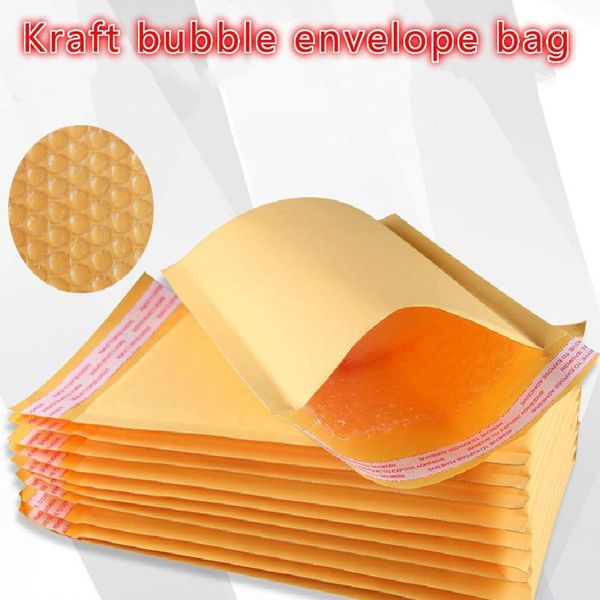 

packing bags 110x130mm 100pcs/lots bubble mailers padded envelopes packaging kraft mailing envelope seal envelop1