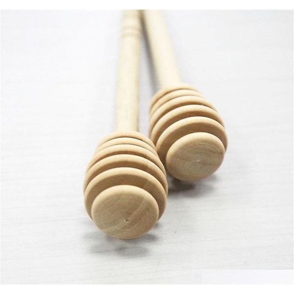 

8cm 10cm 15cm practical mini handle wood honey spoon mixing stick dipper for honey jar supplies kit jllyqn allguy