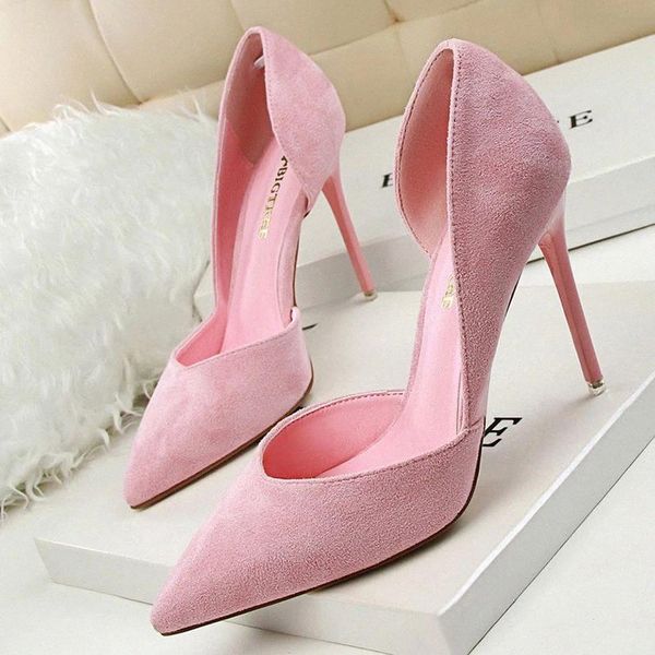 

high heels pointed toe women heels shoes female wedding party women pumps shoes woman stiletto two-piece sandals 3168-6 #qb7u, Black