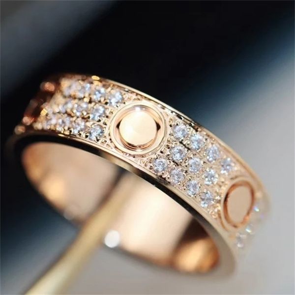 

high-quality 2021 classic brand love ring engagement gift packaging gift box 220210, Slivery;golden