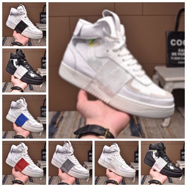 

new men lace-up high-calfskin sneakers women lace-up embossed leather trainers triple s shoes men platform sneaker dress shoes, Black