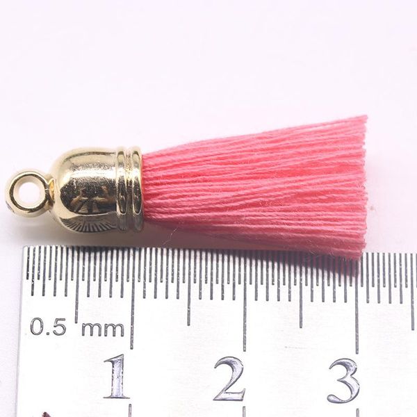 

10pcs 3cm metal cap mini tassels pendant jewelry curtain garments decorative accessories key bag pendant craft tassels diy h jllqxd