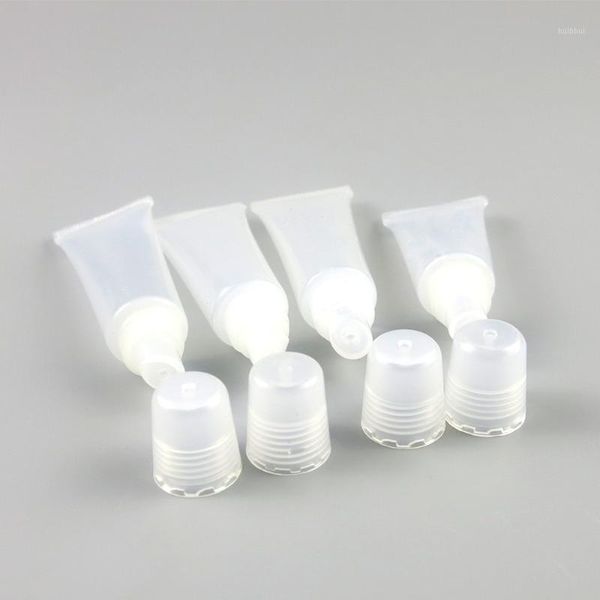 

100 x refillable empty 5ml 10ml 15ml plastic lip tube cosmetic pe small lipstick soft tube mini 8ml lip blam pot glossy bottle1
