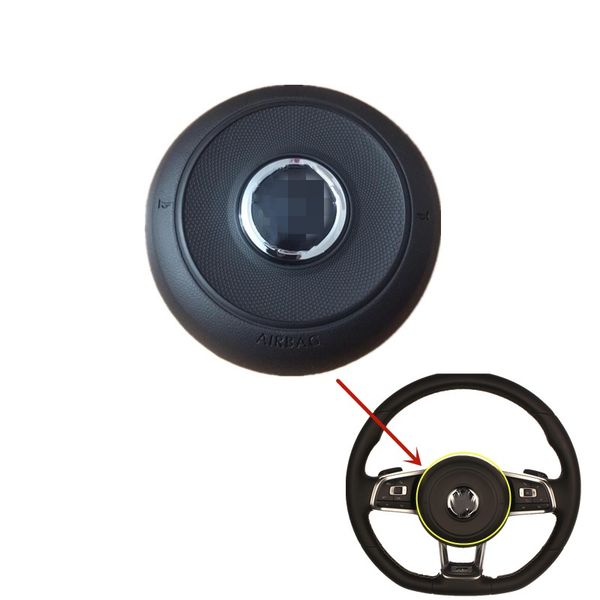 

for vw golf mk7 gli gti r sport steering wheel horn cover cap with logo