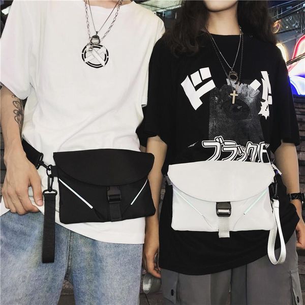 

women casual nylon messenger bag ladies travel fanny waist pack portable phone money chest crossbody bags for women