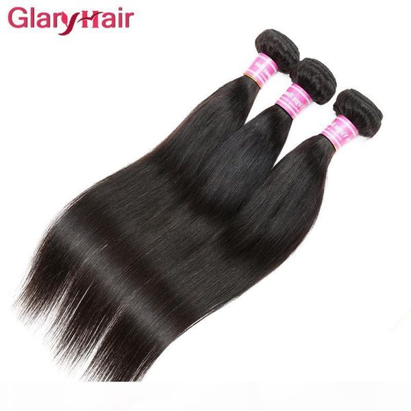 

selling items mink brazilian virgin hair straight weave peruvian malaysian indian human braiding hair weave bundles glary hair products, Black
