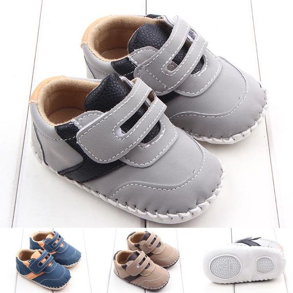 

new baby boy shoes hand-stitched frosted hole single toddler shoes