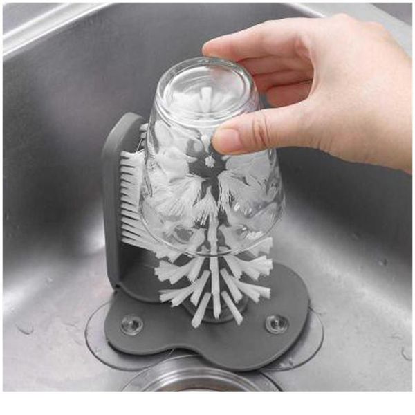 

2 in 1 drink mug wine suction cup cleaning brush gadgets cup scrubber glass cleaner bottles brush sink kitchen acc bbyyyx
