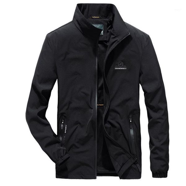 

men's jackets plus size brand outwear windbreaker jacket men bomber male spring autumn solid coat jaqueta masculina m-6xl1, Black;brown