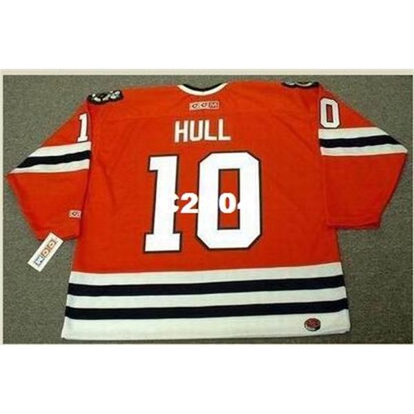 

mens #10 dennis hull chicago blackhawks 1972 ccm retro away hockey jersey or custom any name or number retro jersey, Black