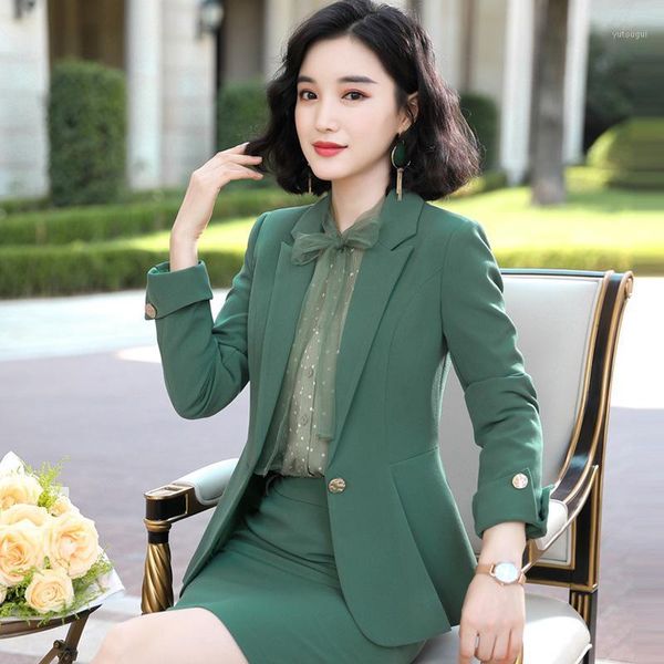 

women clothes autumn new small suit female long-sleeved professional v-neck loose overalls jacket dress female fashion suit1, White;black
