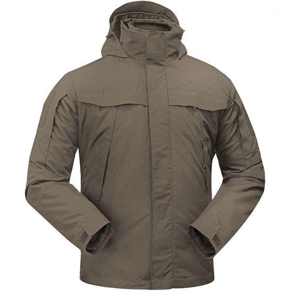 

outdoor jackets&hoodies outdoors charge clothes male three-in-one winter keep warm waterproof windbreaker twinset hiking camping hunting tac, Blue;black