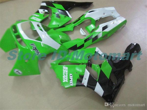 Kawasaki ZX için Vücut 636 600CC ZX-636 1994 1995 1996 1997 ZX636 ZX-6R ZX600 ZX 6 R 6R ZX6R 94 95 96 97 Yeşil Siyah HM06 Kuramları