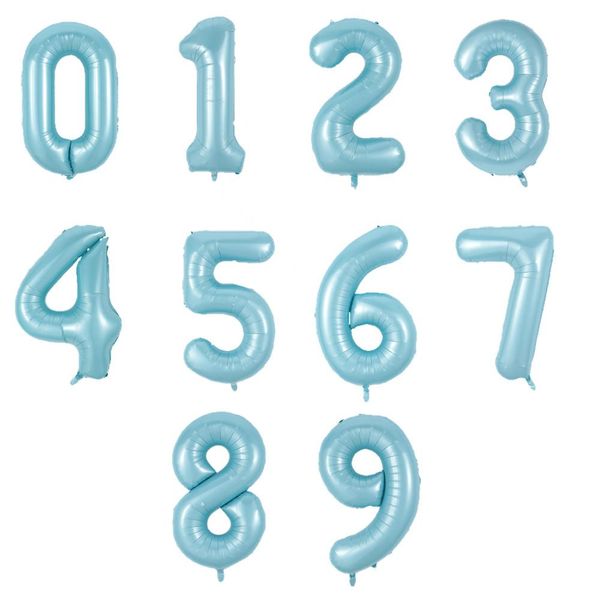 

1pcs 40''rose gold black number balloon aluminum helium balloons birthday wedding party decor celebration inflatable air baloes wm