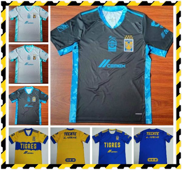 

2020 2021 tigres uanl футбол для футболки 20 21 желтый 7 звезд gignac e.vargas vargas вратарь соса прочь камиссетас депутбол футболка, Black;yellow