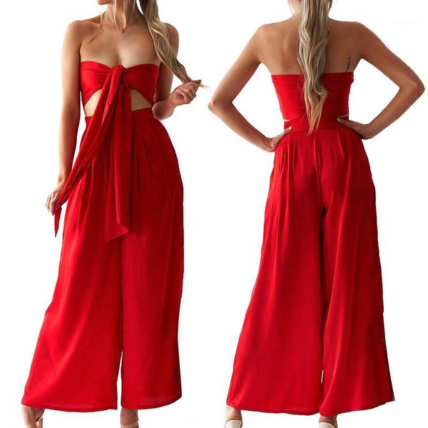 

red elegant lady two pieces sets shoulders summer clothes for women multiple penetration women set leisure wide leg pants1, White