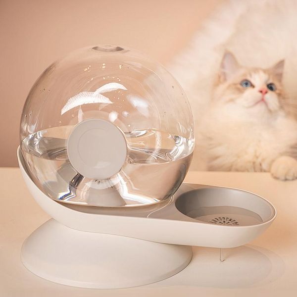 

2.8l pet cat dog feeder fountain bubble matic cat water dispenser large drinking bowl for cat water fountain no ele bbyuhg
