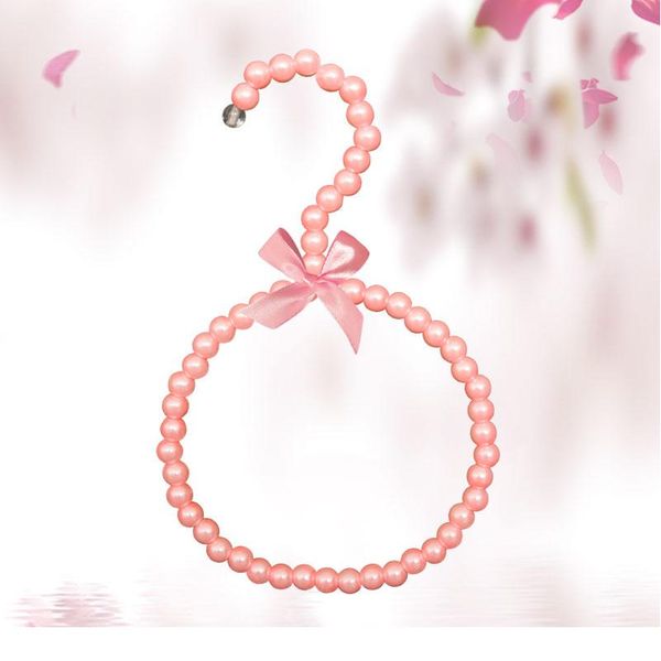 

5/10pcs colorful pearl scarf hanging racks silk/ties/scarves/towel hanger plastic clothes hangers for baby supplies 5/10pcs bbyxvb