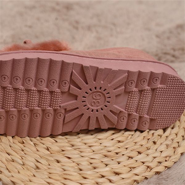 

winter warm slippers women winter shoes bowtie plush inside loaferes ladies indoor home slippers pantuflas ladies slip on shoes 201203, Black