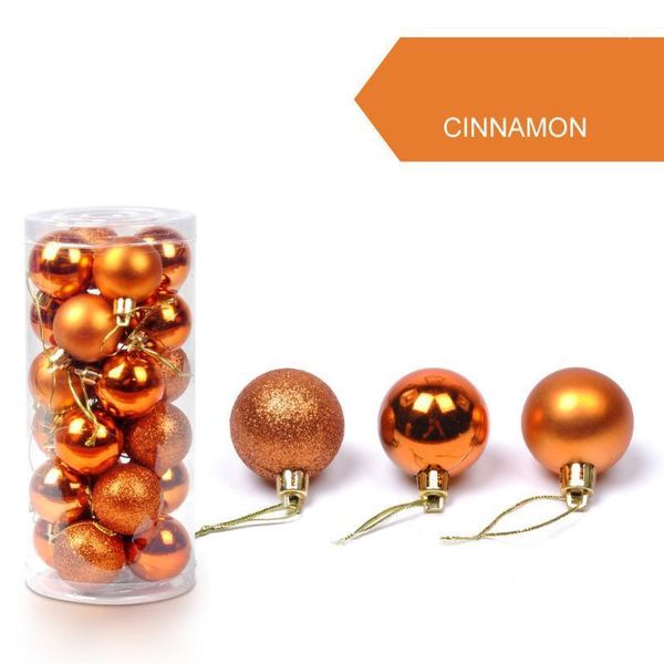 

30mm hanging ball ornament 24pcs christmas tree decorations ball bauble xmas party decorations for home christmas decor fc10231