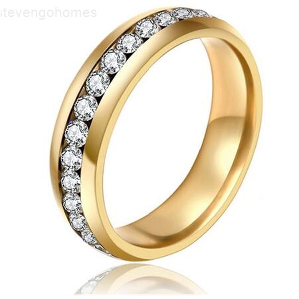 

never fade stainless gold color 316l titanium steel engagement wedding ring, Silver