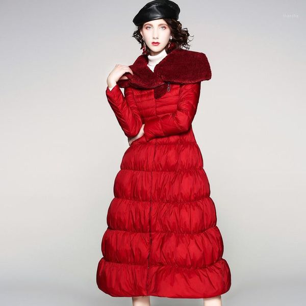 

new arrival women down coat jackets long1, Black