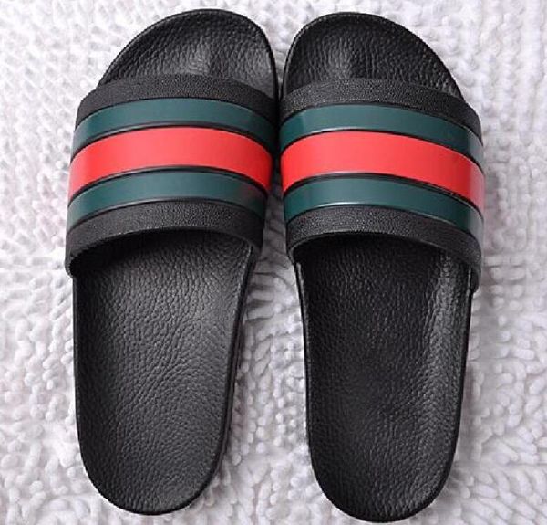 

2021 new arrivals mens womens summer sandals beach slide casual slippers ladies comfort shoes print leather slippers, Black