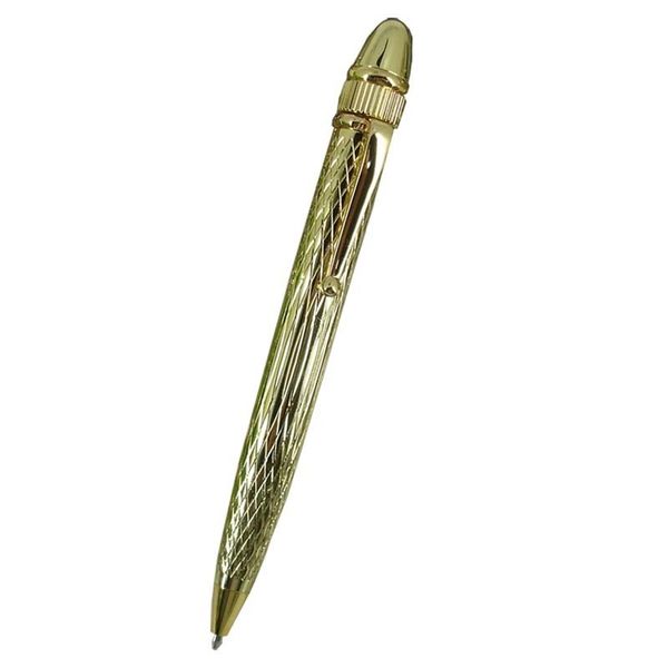 Nuovo design originale Mini penna a sfera unisex di alta qualità di lusso Negozio al dettaglio speciale Prodotti 44g Penne di marca pesanti in metallo 1690B 201111