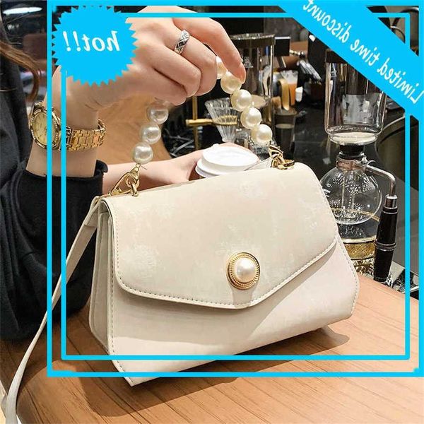 

fashion shoulder for women 2021 designer effects colour crossbody bags pearl dead handbags pu leather luxury women's handbag