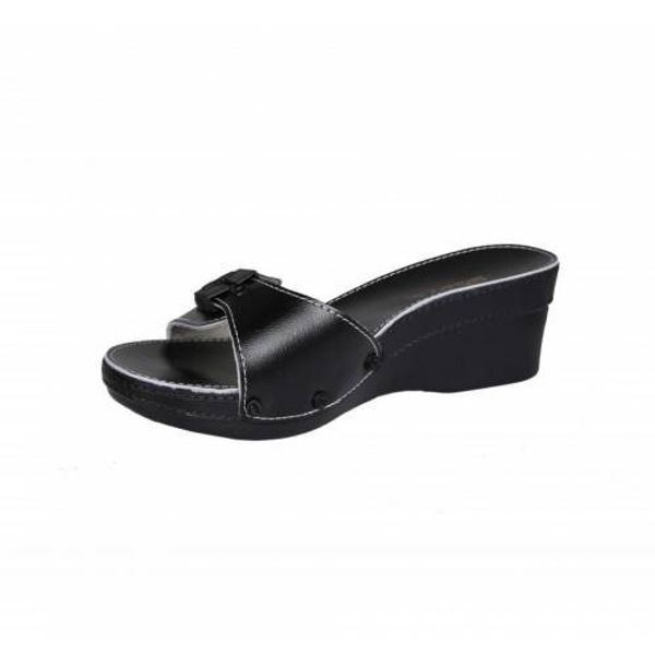 

designer shoes ceyo 9927 ordhic mink woman slipper 2021 fashion home summery open nose daily casual, Black