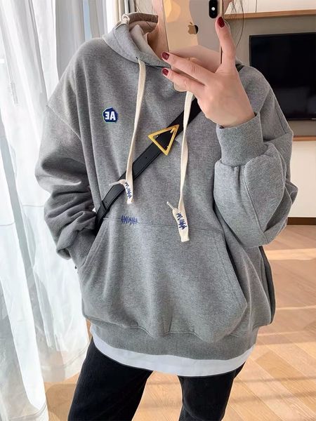 

cinza 2021 new capuz camisola para homem e mulher hoodie outono inverno designer de luxo femininas dhqv jx3g, Black