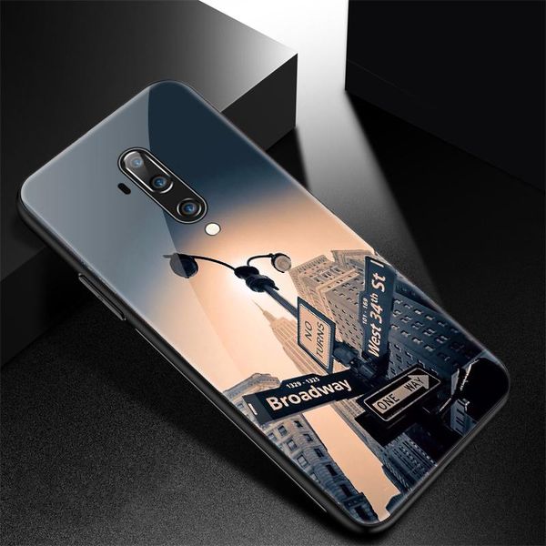 

роскошные звездные неба закаленные стекла чехол для oneplus 7t 7tpro 7 7pro 6 6t 5 5t красочные окрашенные защитные крышки для jllvvh