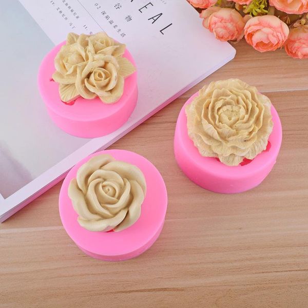 

розовые свечи формы формы гипс цветочные формы handmade цветочные мыльные формы aroma bee wax свеча роза свеча wmtbdw