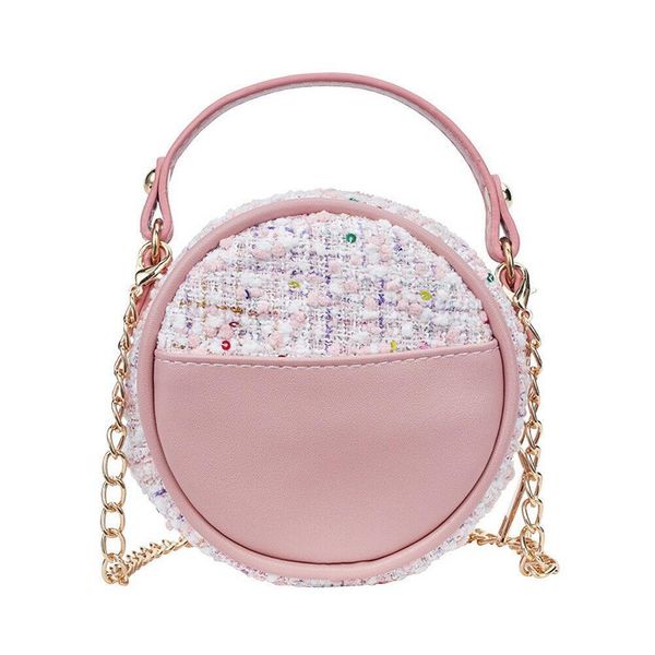 Accessori per neonati Borsa per principessa per bambina Borsa a tracolla per bambino Borsa a tracolla alla moda Cerniera alla moda Perline Borse alla moda Regali H jlluce