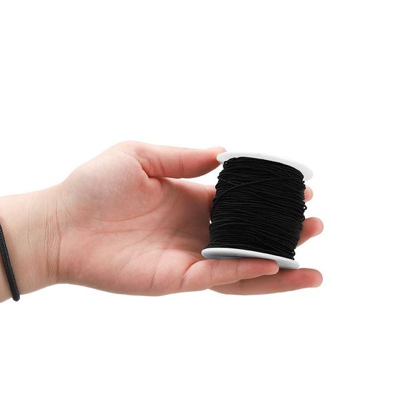 

100m 0.8 1.0 mm elastic cord beading stretch thread cord string rope beads for diy jewelry making findings beading wmtdbw, White;red