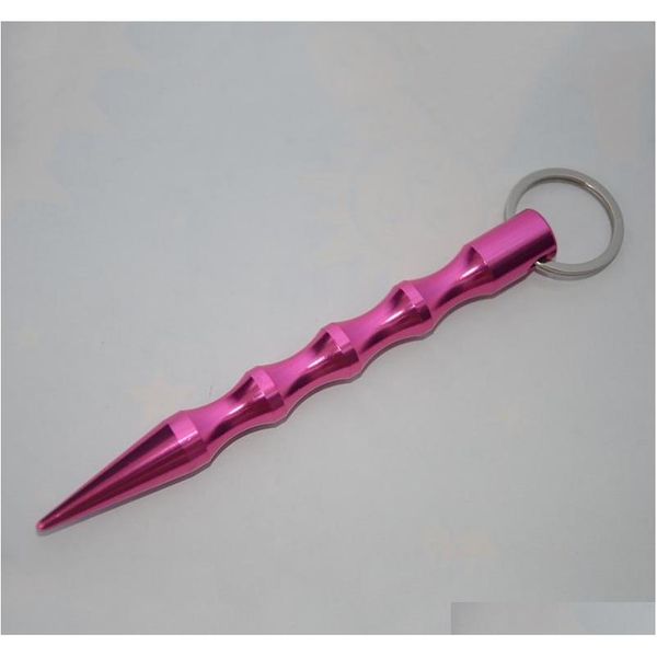 

aliuminum self defense weapons safety for women girl spike stick keychain key chain metal wh qylgry tore2010
