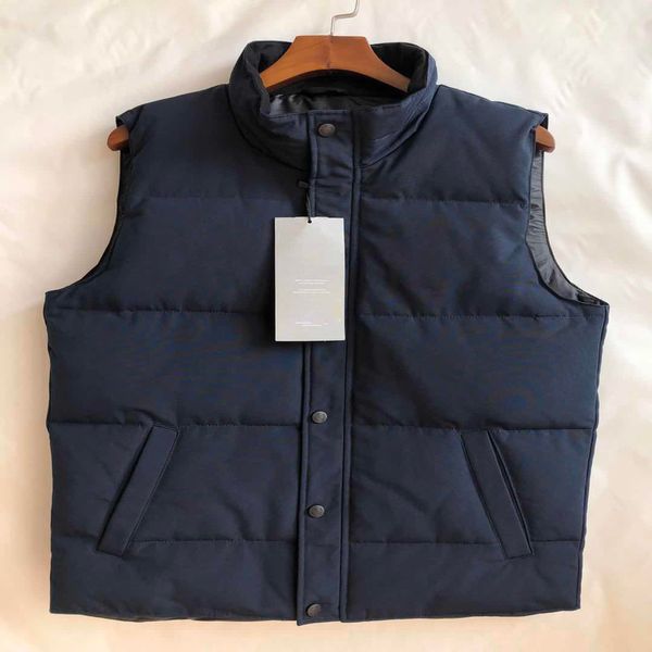 

brand new canada usa style mens garson fretyle real feather down winter fashion vt bodywarmer advanced waterproof fabric, Black;white