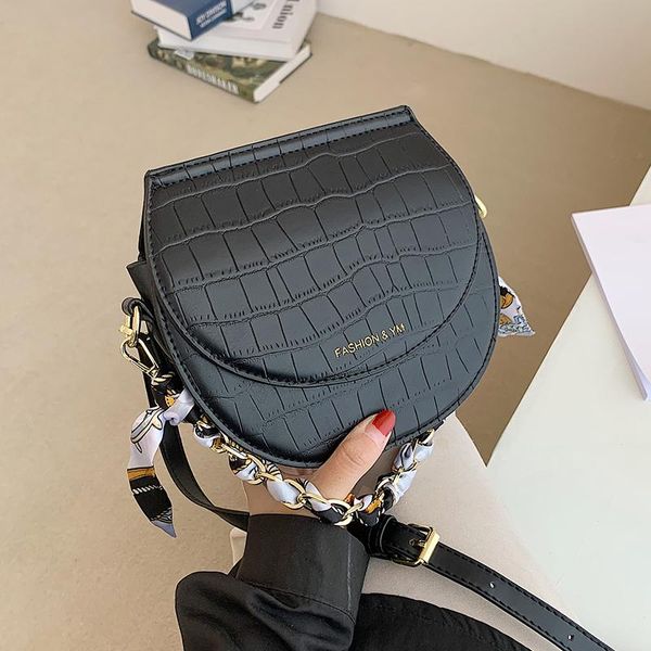 

shoulder bags french fashion simple chain handbag & elegant bag messenger width 19cm height 18cm thickness 6m