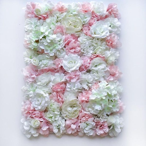 

decorative flowers & wreaths artificial rose flower wall hanging head mat silk floral for wedding backdrop arch pavilion corners decor
