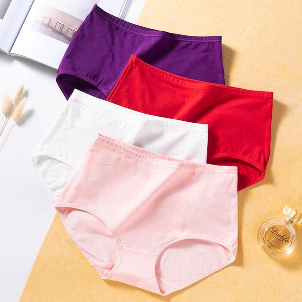 

10 colors cotton panties women seamless briefs solid high-rise buttock lifting lingerie girl panty breathable female underwear, Black;pink