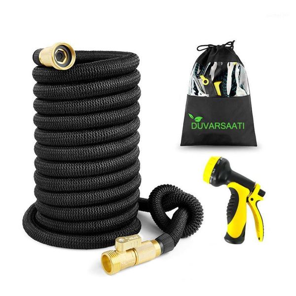 

expandable garden magic hose flexible water hose set high pressure for car pipe plastic hoses to watering with spray gun1