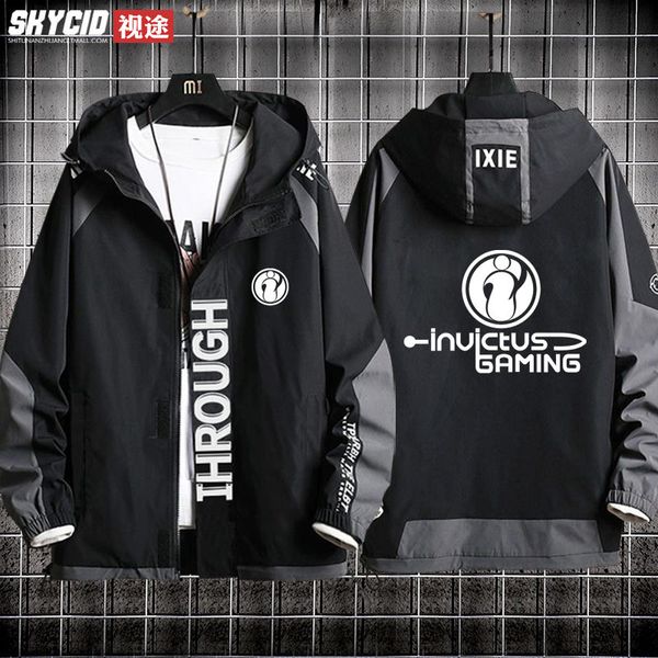 

s10 hero league ig team uniform loose men's and women's casual hooded jacket