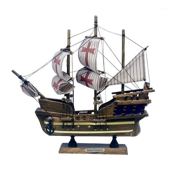 

luckk luxury corsair 24cm white wooden sailing boats sailboat decor miniature boat sailing ship model warehouse drop shipping1
