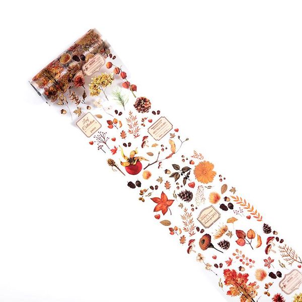 

10см ботаническая иллюстрация diary лента бумажная pet прозрачная лента diy scrapbook label label маскировка ленты wmtkpn my_home2010