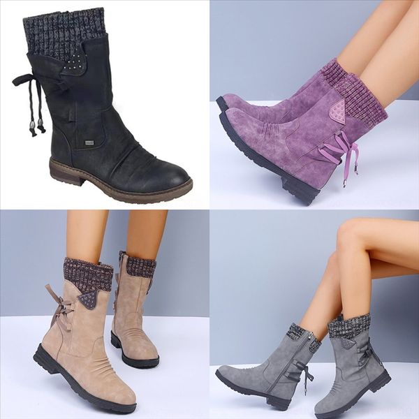 

wn9 luxury men big flat winter boot boots red bottom design leather ankle boots low heels genuine men suede with rivets melon spikes, Black