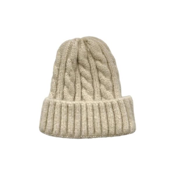 

thick knit twisted pure color woolen hat n3k0, Blue;gray
