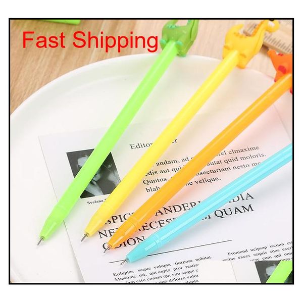 

cartoon creative dinosaur gel pen kawaii promotional gift sile stationery pen student school office supply qylesq bwkf