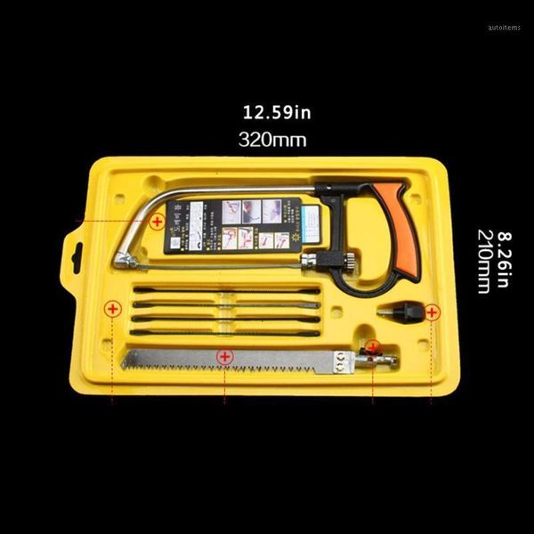 

new 8-in-1 multifunctional devil saw hand saw small hacksaw frame woodworking steel bar model kit devil puzzle with box1